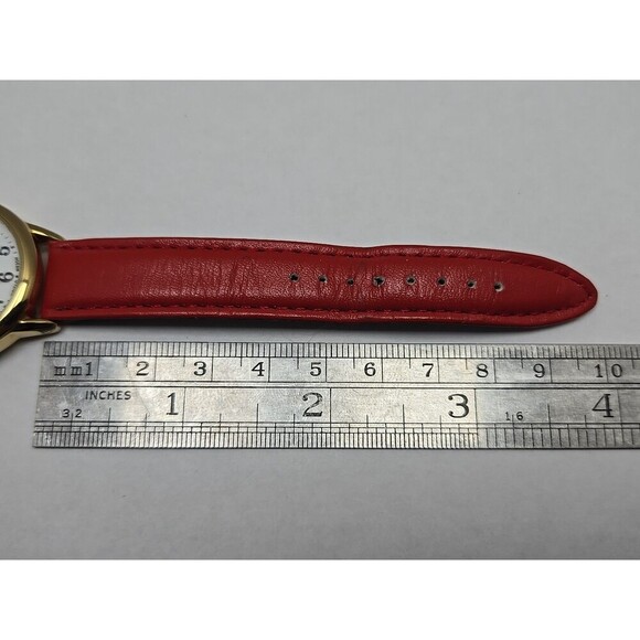 Womens Timex Easy Reader Indiglo Gold Tone 30mm Quartz Watch New Battery WR 30M - Picture 9 of 14